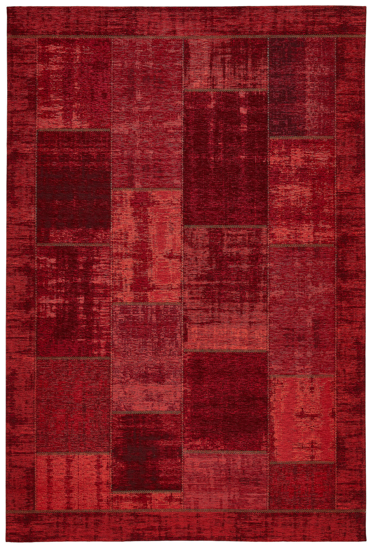 FLACHWEBETEPPICH 200/290 cm Dunkelrot  - Dunkelrot, Trend, Textil (200/290cm) - Novel