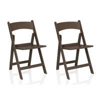 GARTENKLAPPSTUHL-SET in Kunststoff Braun  - Braun, MODERN, Kunststoff (44/80/47cm) - MID.YOU