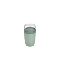 LUNCHBOX - Klar/Salbeigrün, KONVENTIONELL, Kunststoff (20/10,7/10,7cm) - Mepal