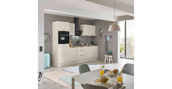 KÜCHENBLOCK   in Kaschmir  - Kaschmir/Schwarz, Basics, Holzwerkstoff/Metall (270/211/60cm) - Xora