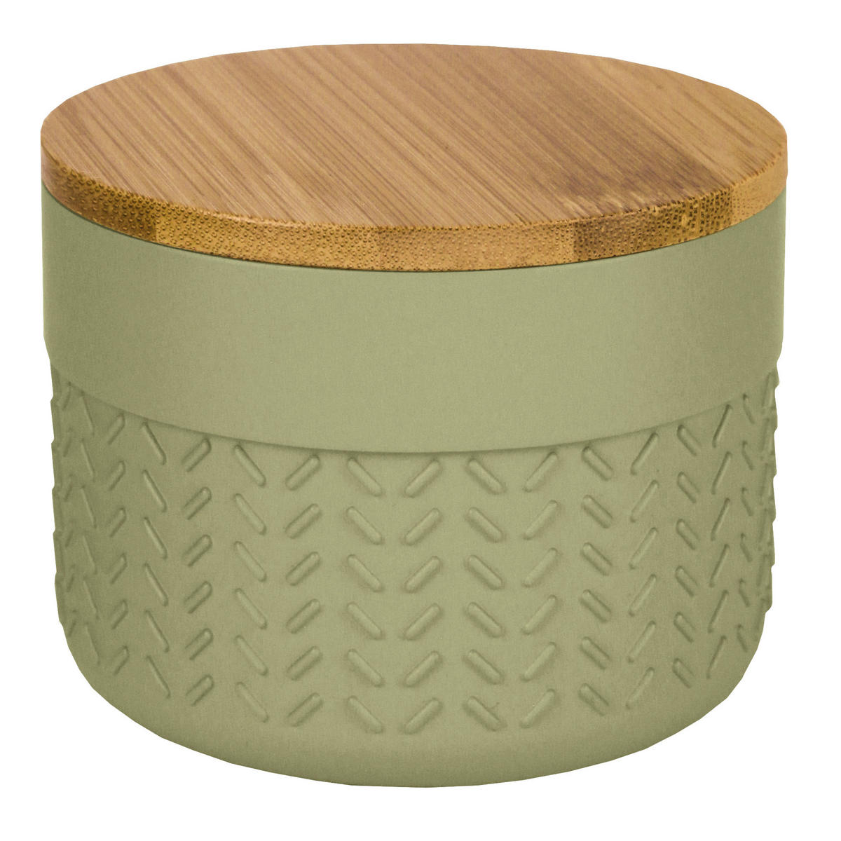 KOSMETICKÁ DÓZA zelená - černá/zelená, Basics, plast (10,5/6cm) - Kleine Wolke