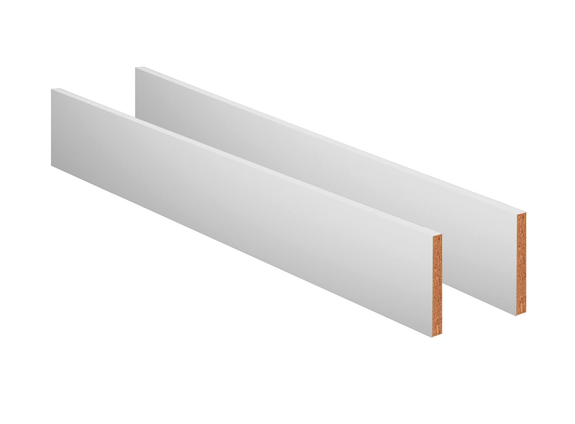 SIDOR FÖR OMBYGGNAD Pulni  - vit, Basics, trämaterial (140,5/25/2cm) - Best Price