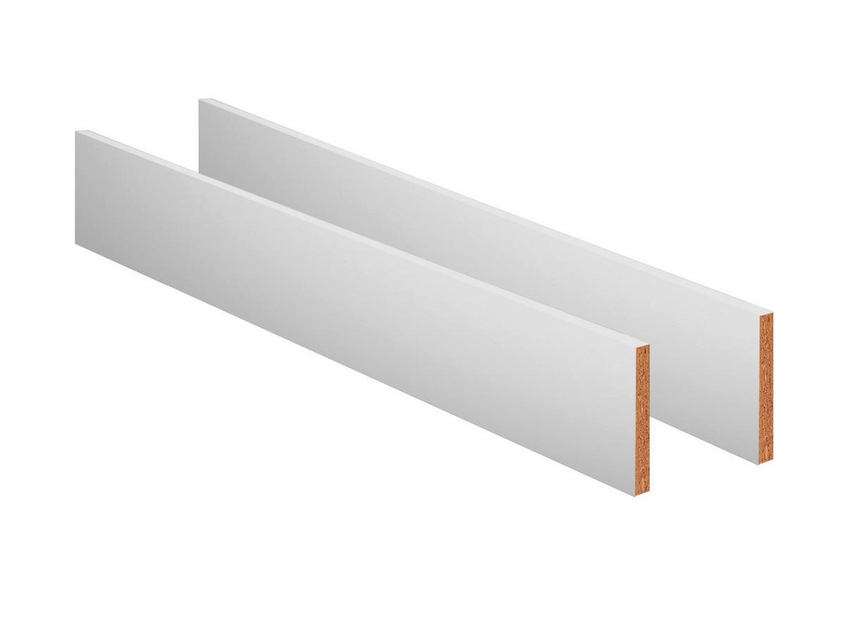 UMBAUSEITEN Pulni   - Weiß, Basics, Holzwerkstoff (140,5/25/2cm) - My Baby Lou