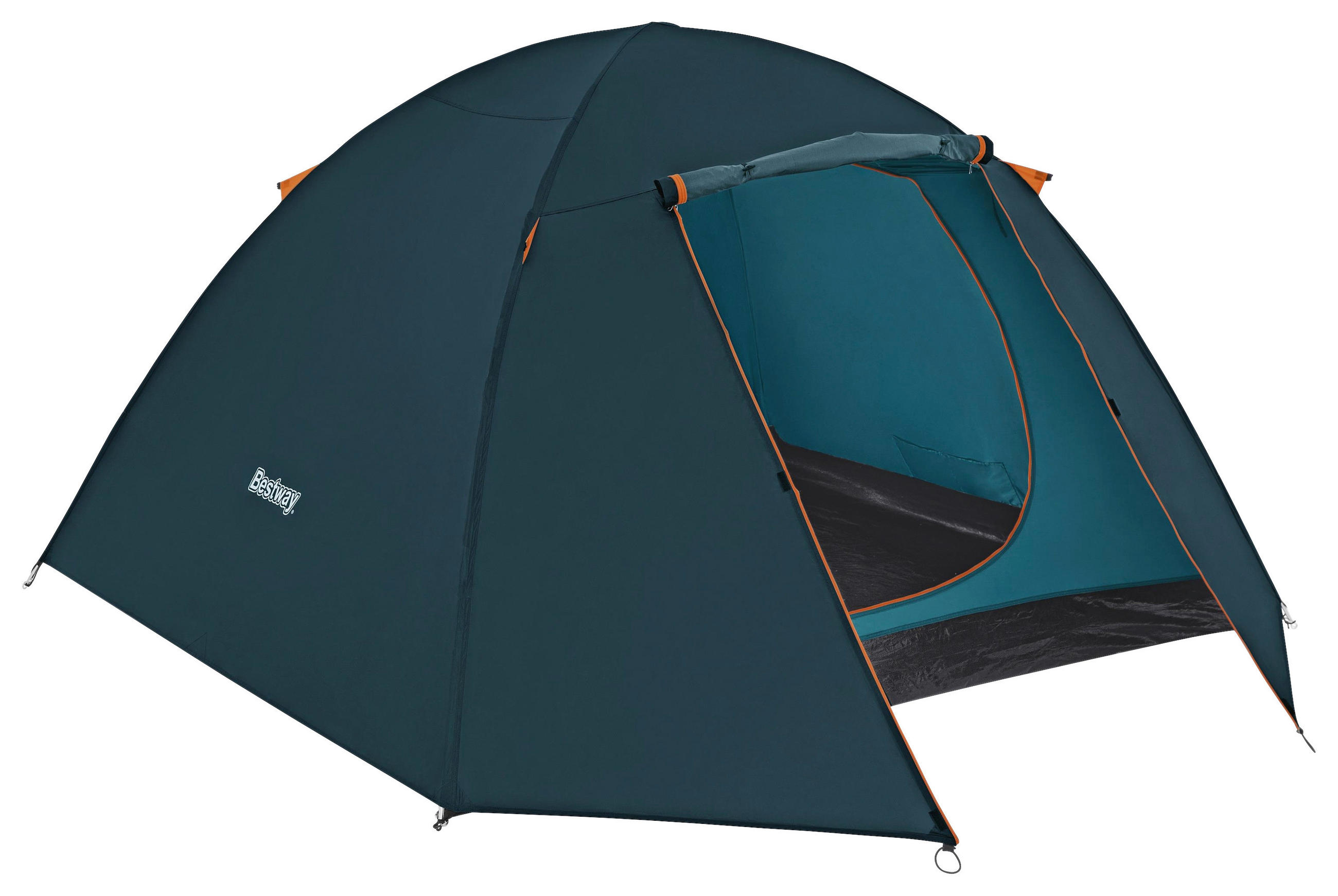 ZELT - Dunkelgrau, KONVENTIONELL, Glas/Kunststoff (280/240/140cm) - Bestway