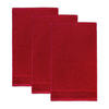 FROTTIERSET FROTTANA PEARL Rot 3-teilig  - Rot, Basics, Textil (30/50cm) - Moeve