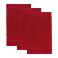 FROTTIERSET FROTTANA PEARL Rot 3-teilig  - Rot, Basics, Textil (30/50cm) - Moeve