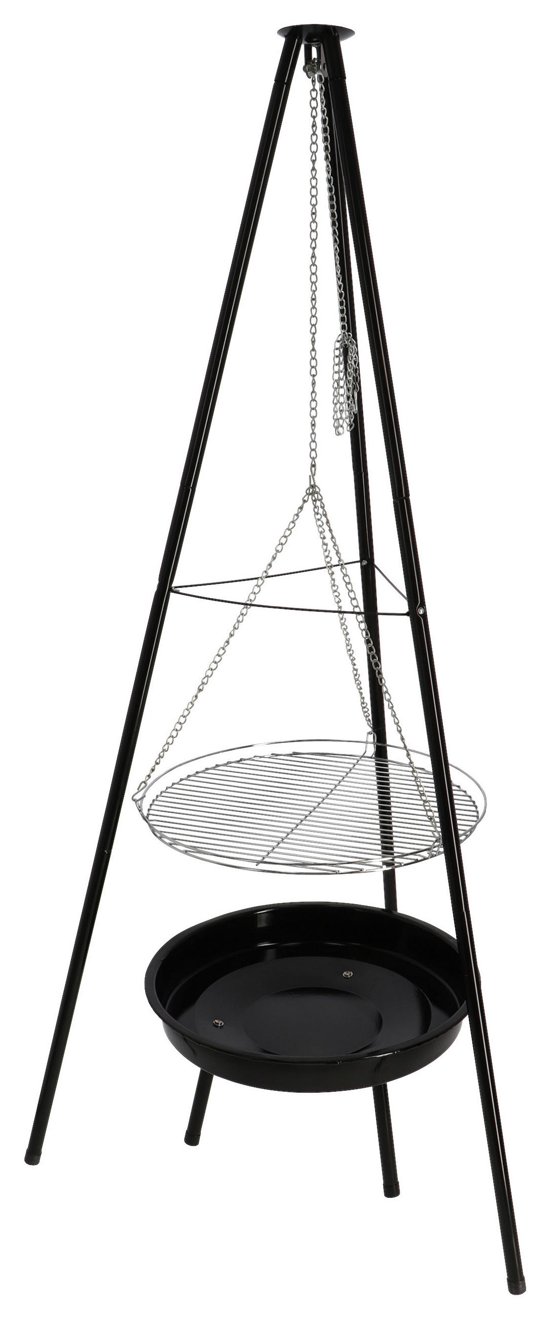 Dreibein Mit Grill-Feuerschale