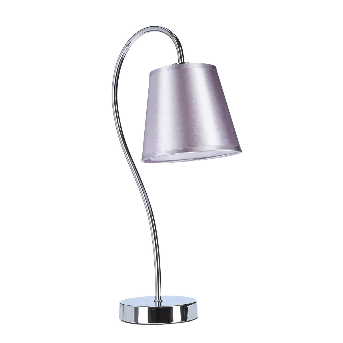 TISCHLEUCHTE 23/15/46 cm   - Chromfarben, Basics, Kunststoff/Metall (23/15/46cm)