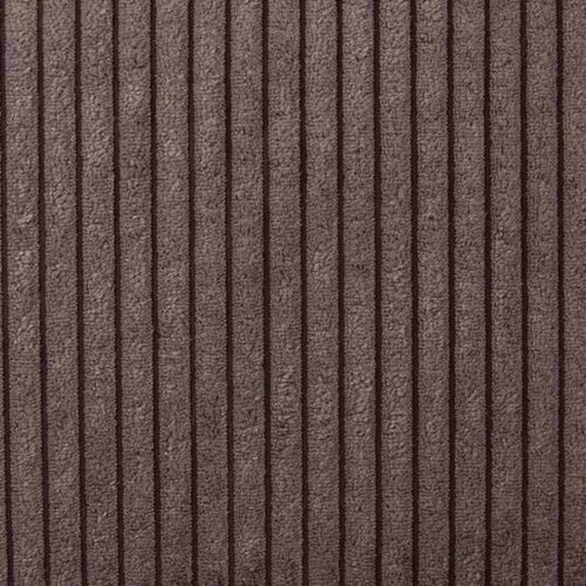RÉCAMIERE Braun Cord  - Schwarz/Braun, Design, Kunststoff/Textil (171/71-88/93cm) - Cantus