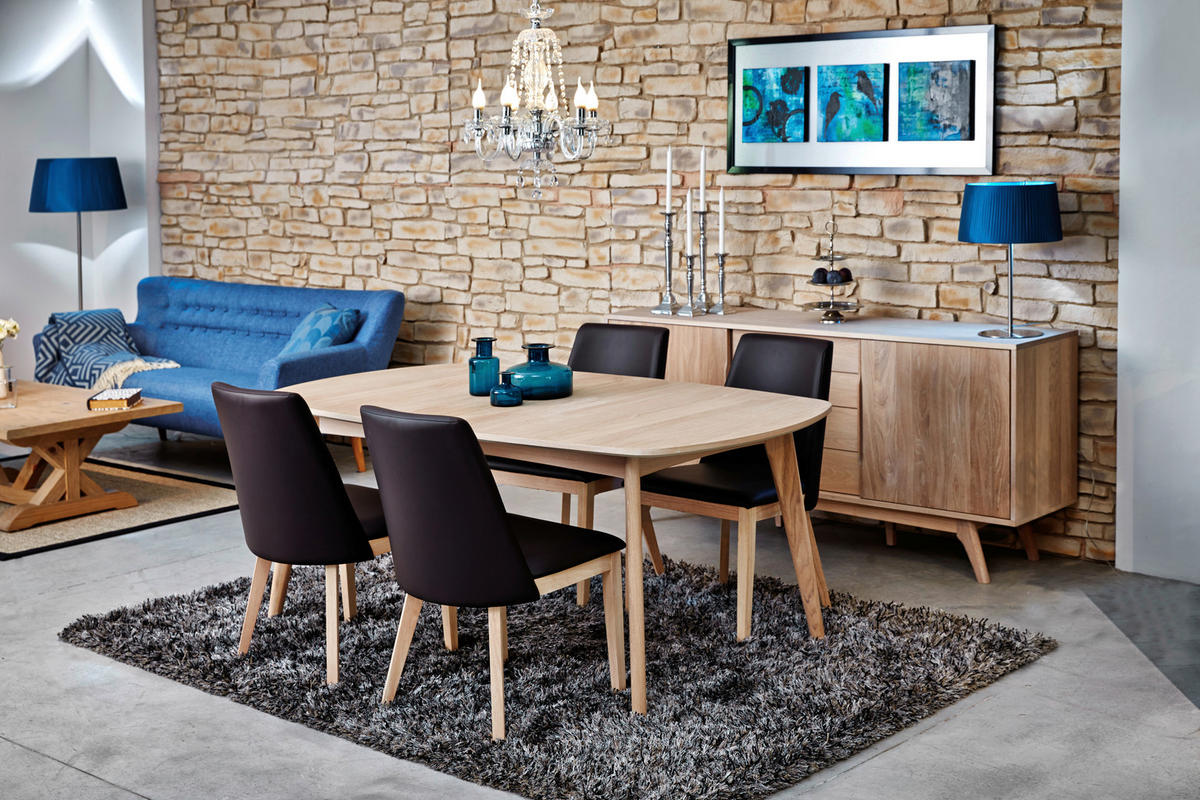 ESSTISCH in Holz  - Eichefarben, Modern, Holz (180-270/76/102cm) - MID.YOU
