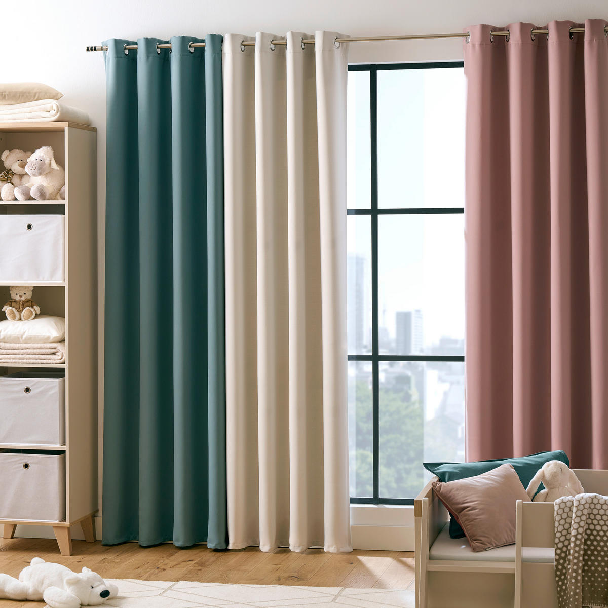 ZATEMŇOVACÍ ZÁVĚS, zatemnění, 140/245 cm - růžová, Basics, textil (140/245cm) - Esposa