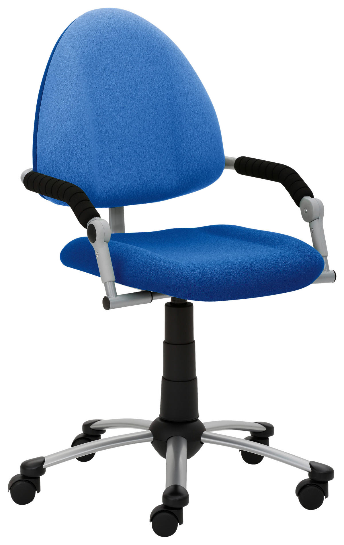 JUGENDDREHSTUHL  in Blau  - Blau, Basics, Textil/Metall (58,5/80(93)/60cm) - Stylife