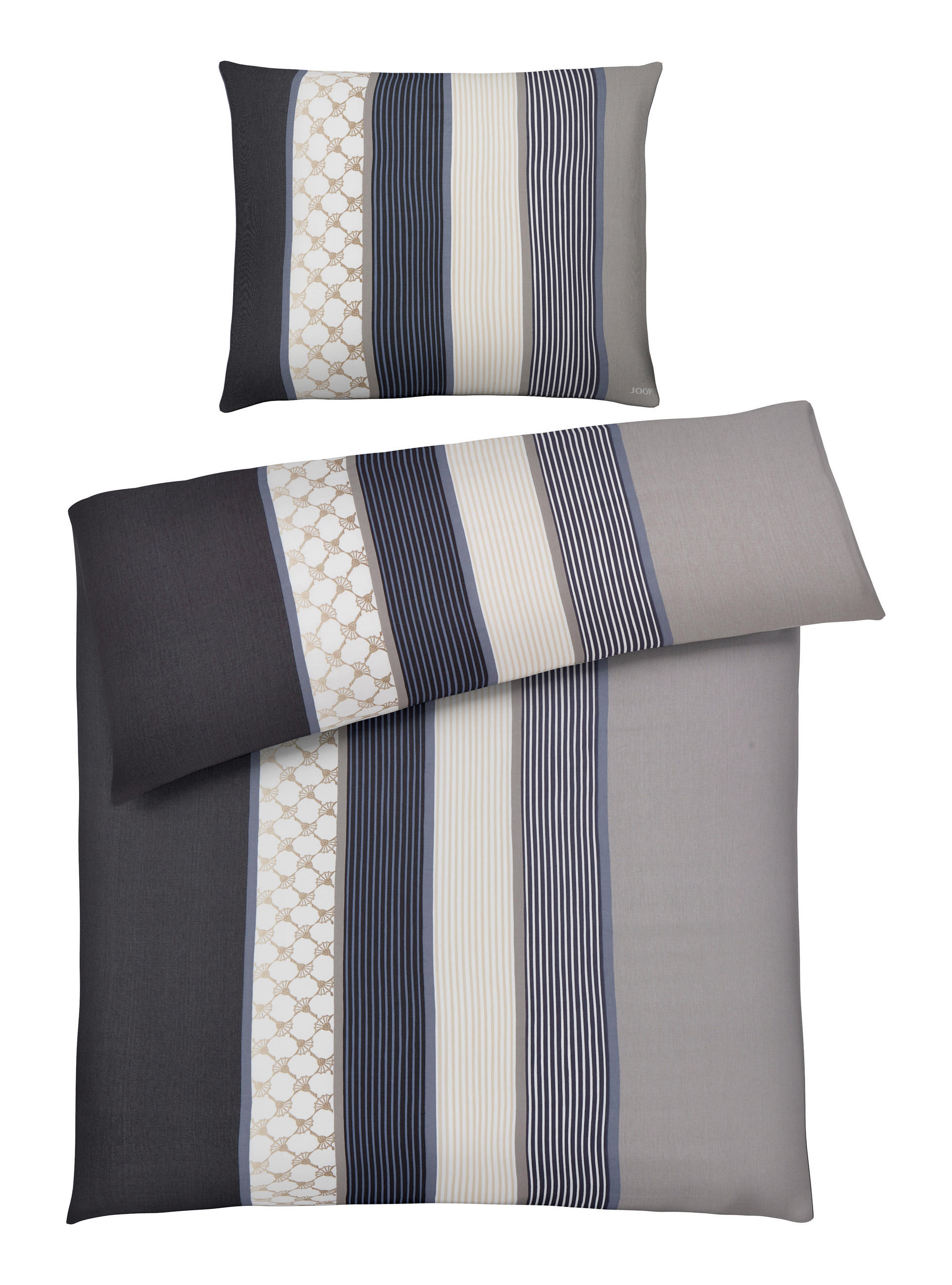 ÁGYNEMŰHUZAT-GARNITÚRA 140/200 cm  - antracit, Design, textil/természetes anyagok (140/200cm) - Joop!