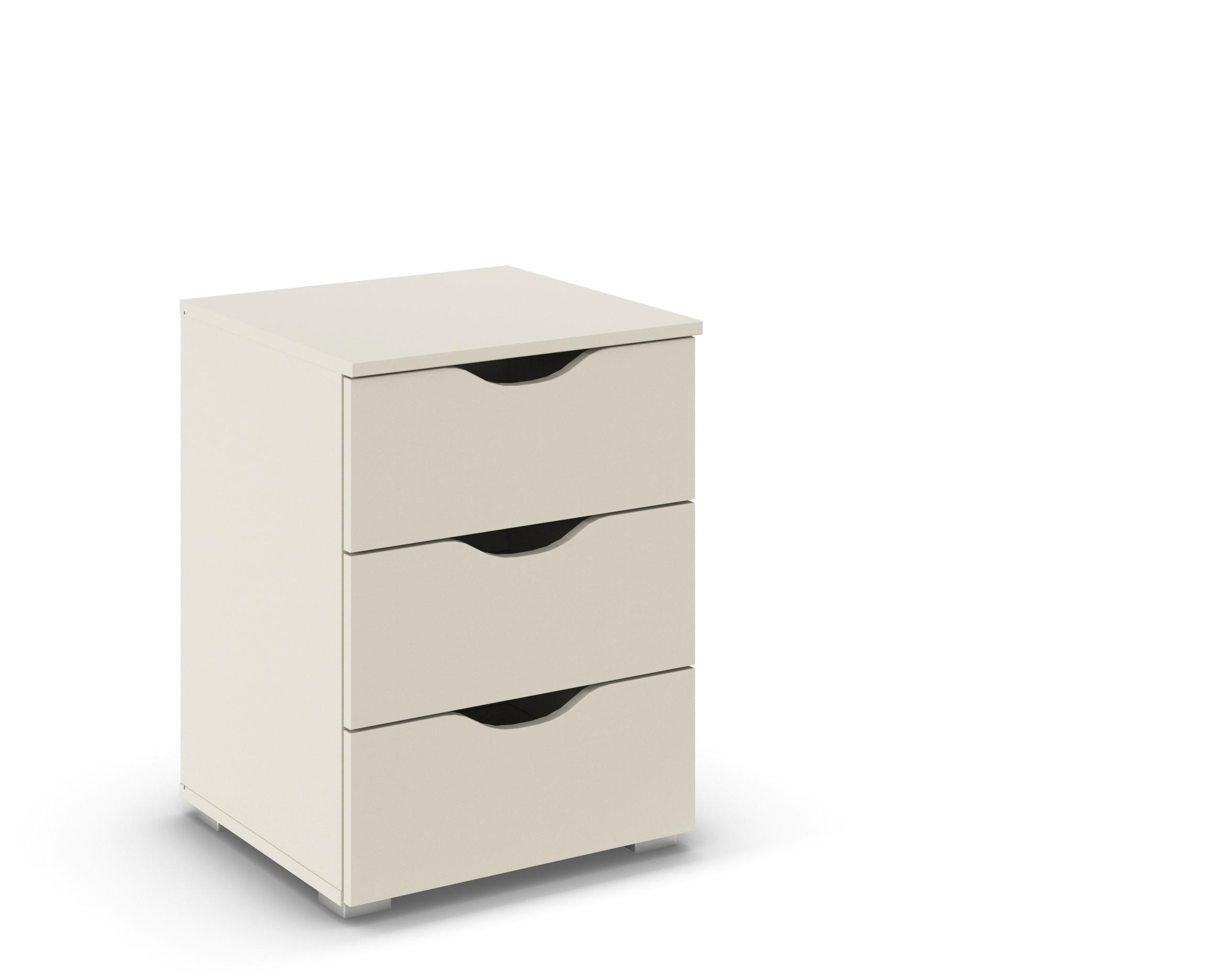 NACHTTISCH 47/62/42 cm  in Champagner  - Champagner/Silberfarben, Basics, Holzwerkstoff (47/62/42cm) - Boxxx