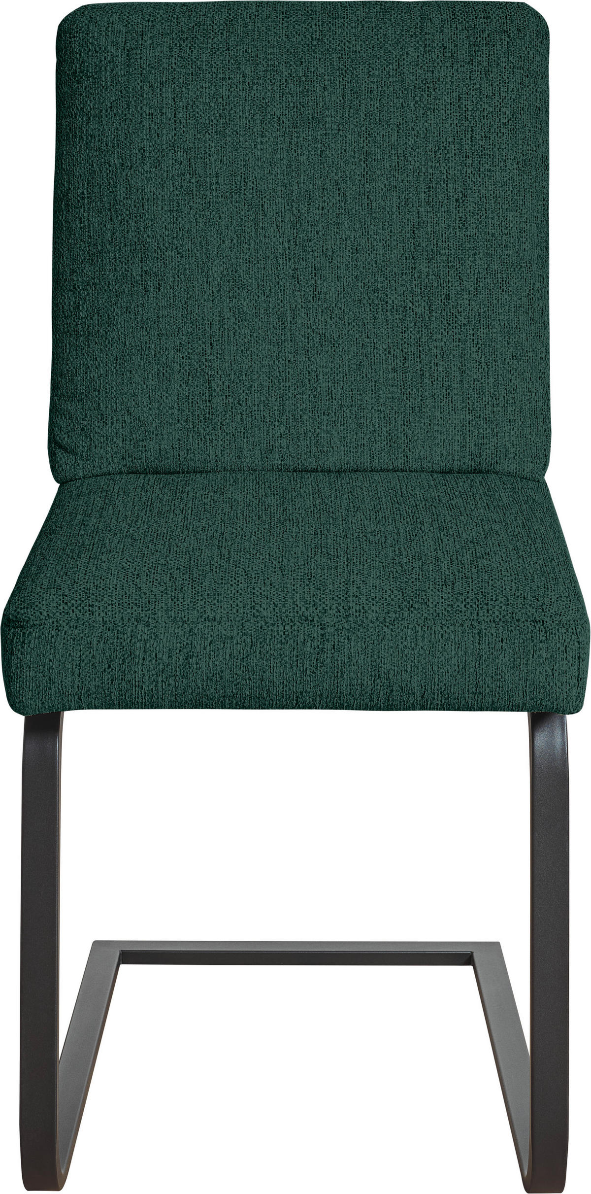 SCHWINGSTUHL  in Stahl Chenille  - Schwarz/Grün, Design, Textil/Metall (46/92/60cm) - Dieter Knoll