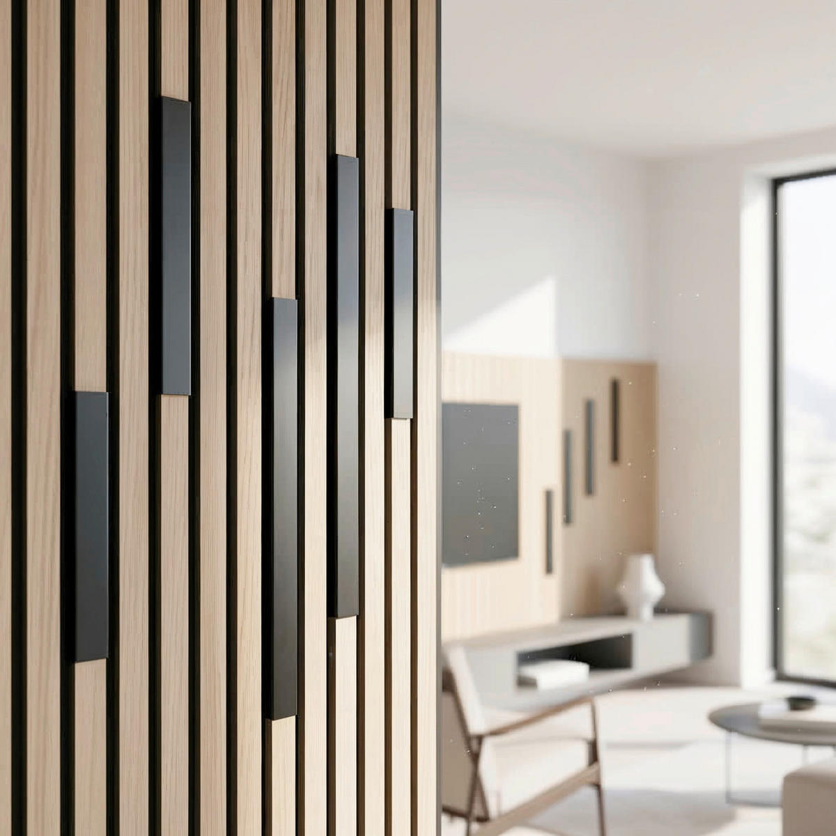 Akustikpaneel-Zubehör  - Schwarz, Basics, Metall (60qm)