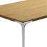 ESSTISCH in Holz, Metall 260/95/74 cm - Eichefarben/Alufarben, Design, Holz/Metall (260/95/74cm) - Hülsta ESSTISCH in Holz, Metall 260/95/74 cm - Eichefarben/Alufarben, Design, Holz/Metall (260/95/74cm) - Hülsta