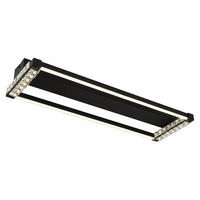 LED SVJETILJKA STROPNA  - bijela/prozirno, Design, metal/plastika (62,5/20,6/7cm) - Globo
