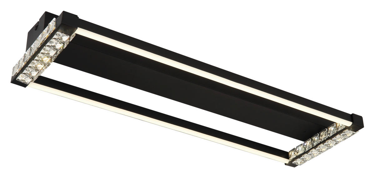 LED SVJETILJKA STROPNA  - bijela/prozirno, Design, metal/plastika (62,5/20,6/7cm) - Globo