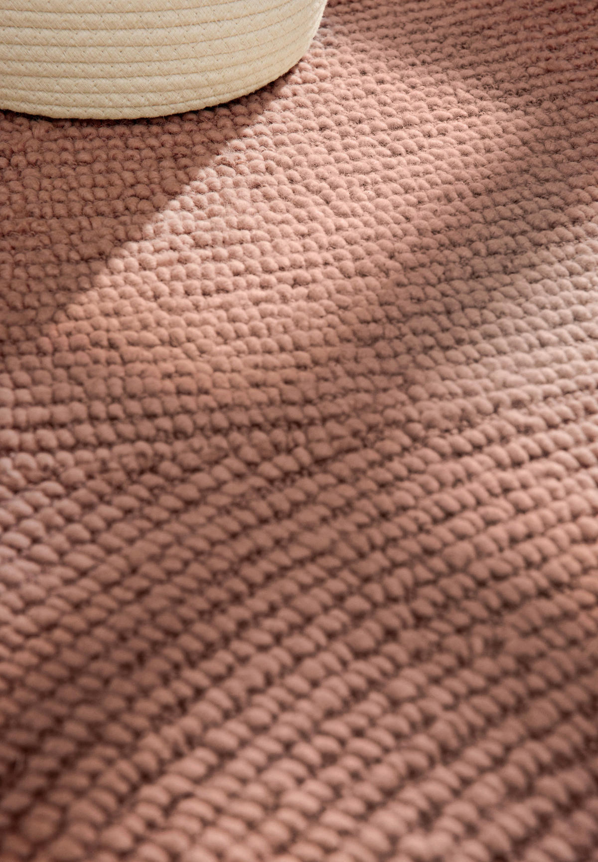 WOLLTEPPICH 200/300 cm Calmio Altrosa rechteckig  - Altrosa, Basics, Textil (200/300cm) - Hanse Home