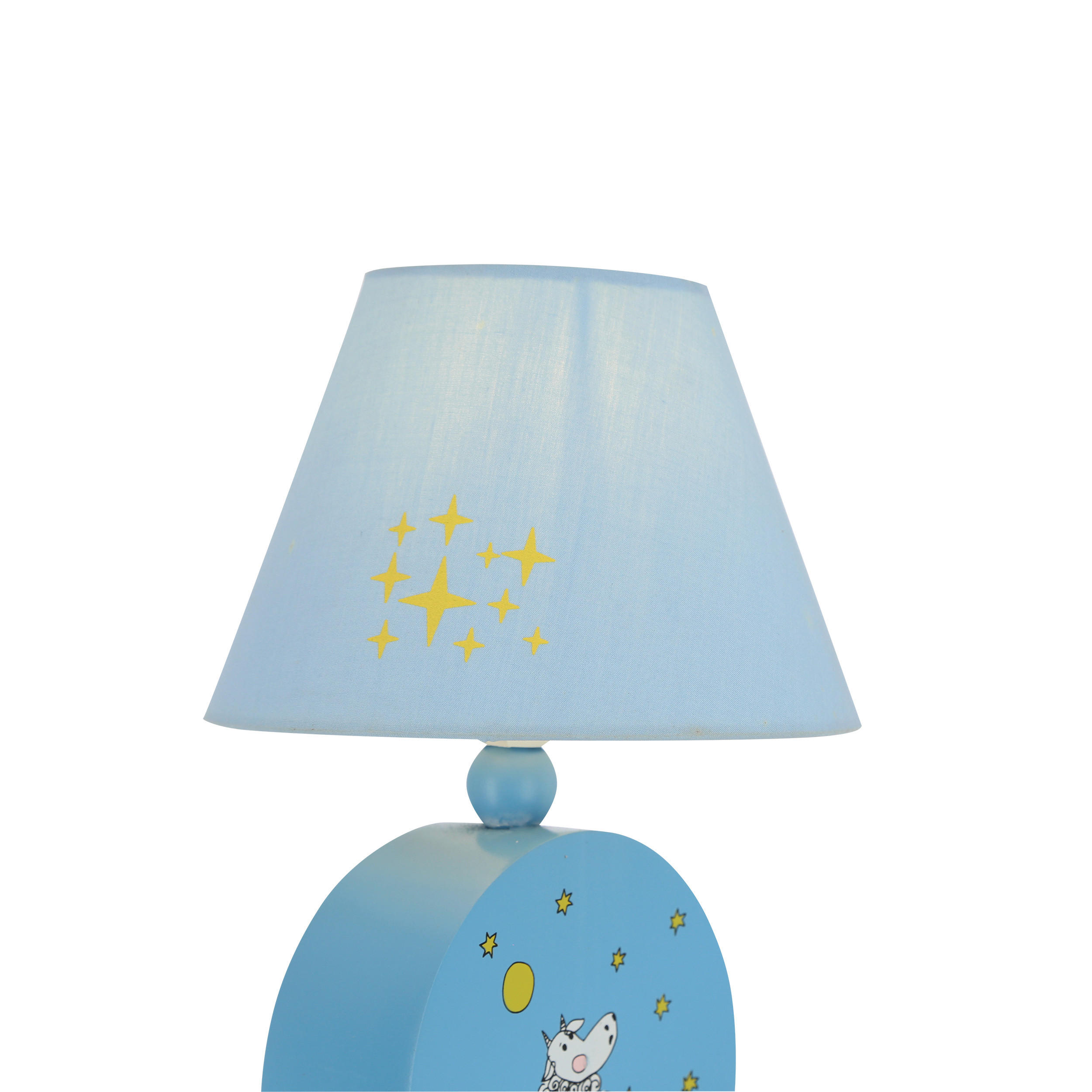 KINDERTISCHLEUCHTE 17/17/20 cm   - Hellblau, Basics, Holzwerkstoff/Textil (17/17/20cm)