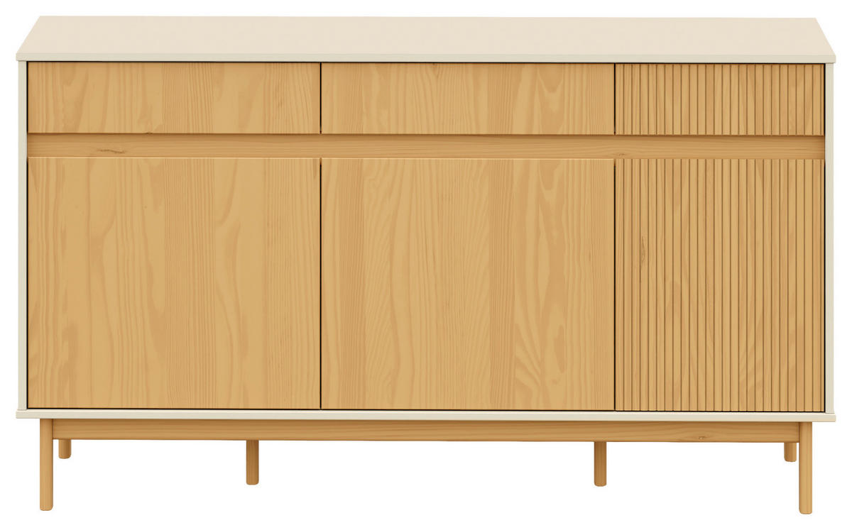 KÜCHENINSEL 160/90/60 cm  in Beige, Hellbraun  - Hellbraun/Beige, Design, Holz (160/90/60cm) - Livetastic