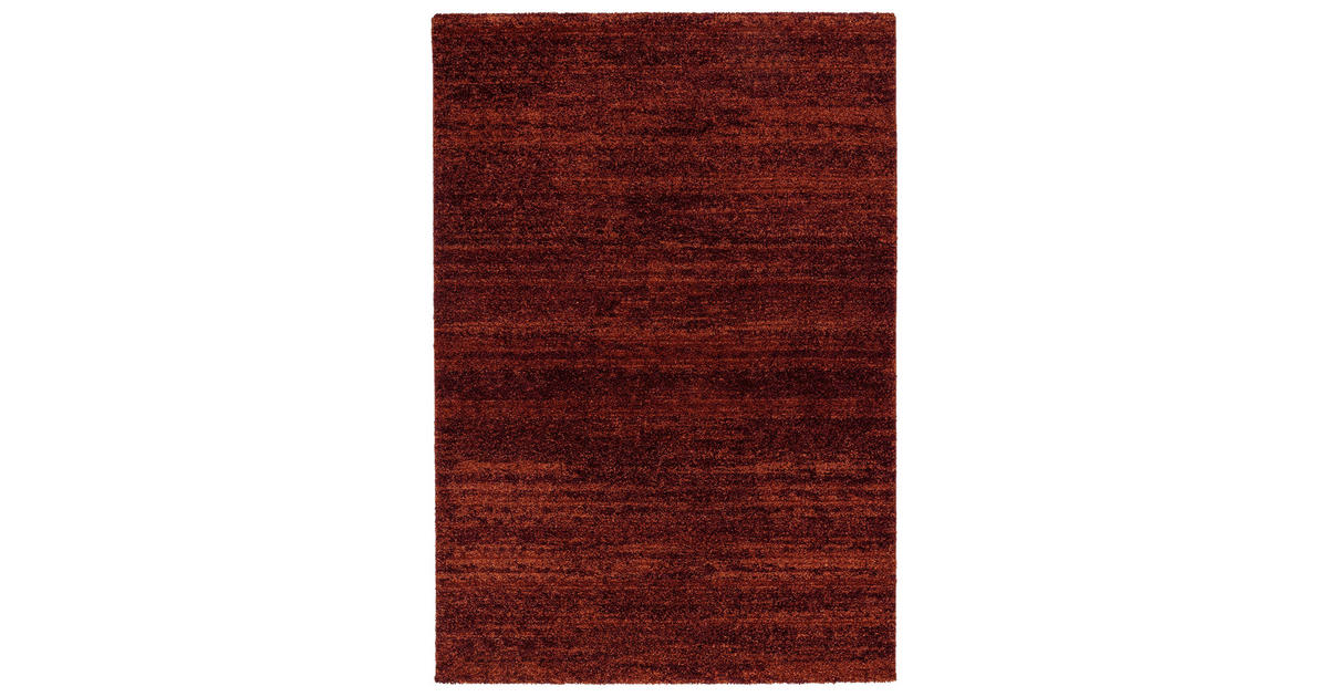 NOVEL Hochflorteppich gewebt 160x230 cm Rot