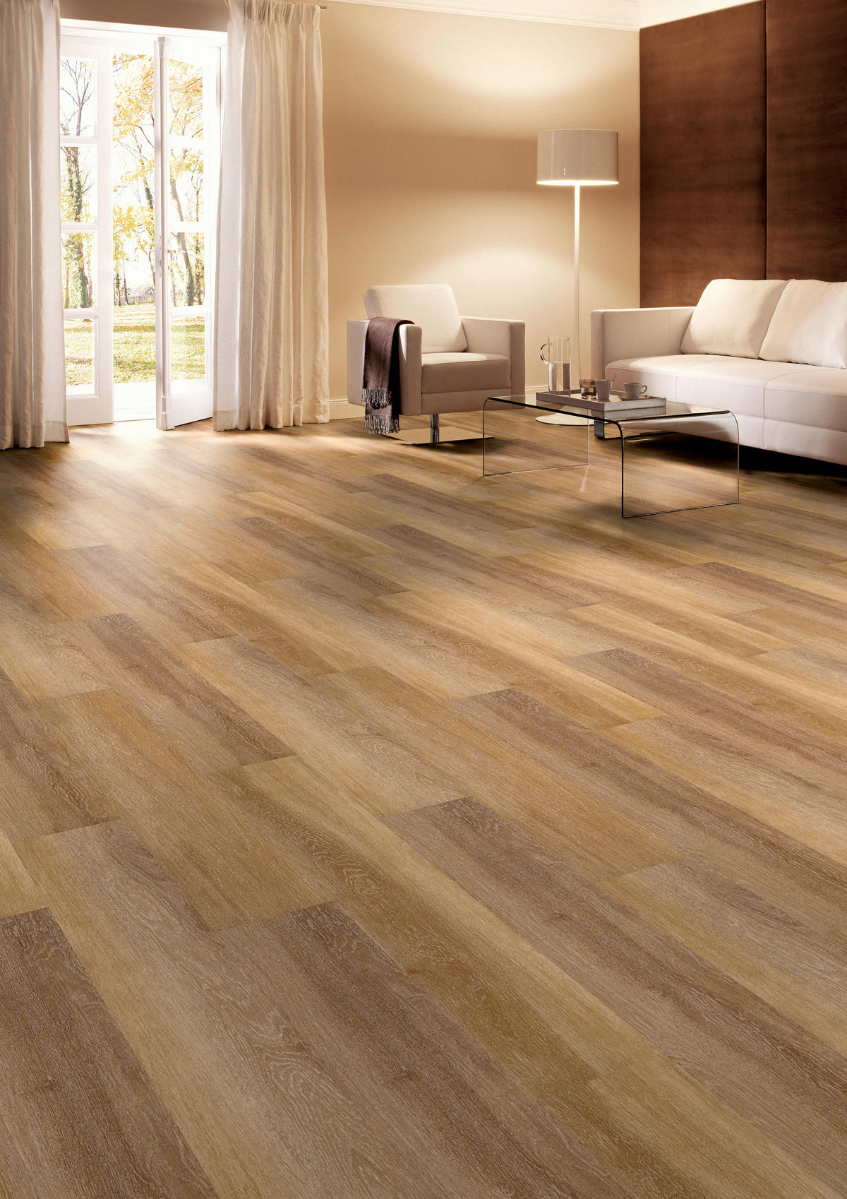 VINYLBODEN, Eiche Triest  per  m² - Design, Holzwerkstoff (121/28,8/0,85cm) - Tilo