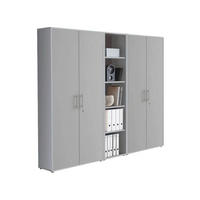 AKTENSCHRANK Hellgrau  - Hellgrau, MODERN, Holzwerkstoff (212,9/185,6/33cm) - MID.YOU