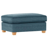 PALL i textil petrol  - petrol/ekfärgad, Lifestyle, trä/textil (100/48/62cm) - Livetastic