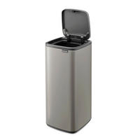 KANTA SA PAPUČICOM  30 l   - antracit/platinasta, Dizajnerski, metal/plastika (28/65/30,5cm) - Brabantia