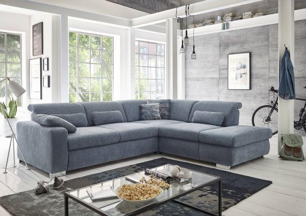 SJEDEĆA GARNITURA tekstil    - Design, tekstil/metal (260/301cm) - Beldomo Style