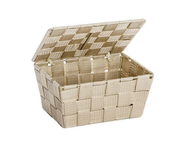 KOŠ béžová - béžová, Basics, plast (19/10/14cm)