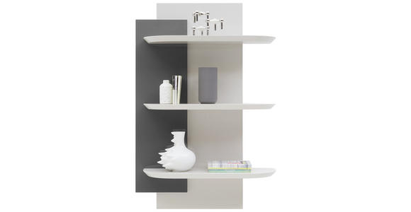 HÄNGEELEMENT in Anthrazit, Beige - Anthrazit/Beige, Design, Holzwerkstoff (80/120/27cm) - Ambiente