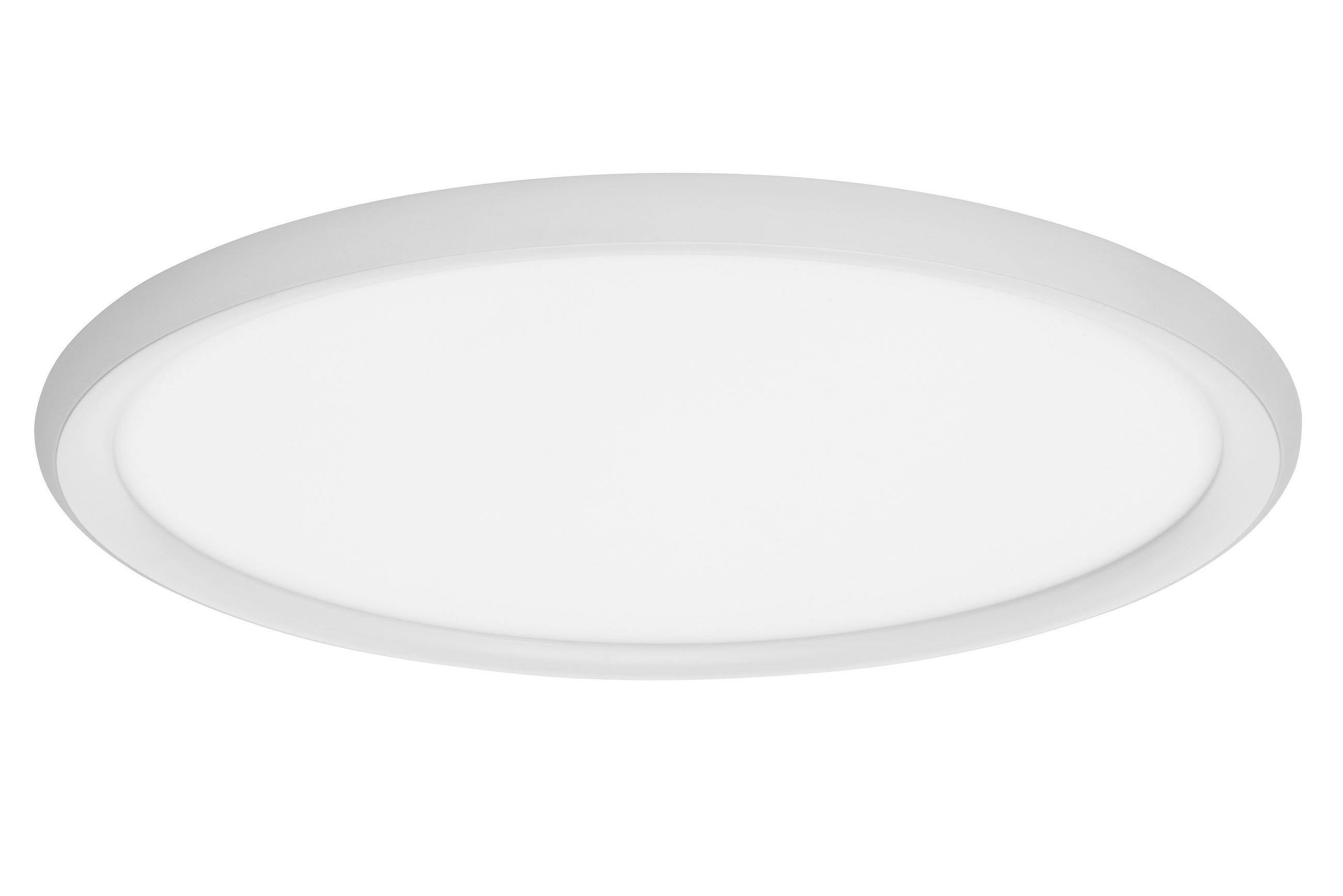 LED PLAFONJERA Rugby  - bela, Osnovno, plastika (40/3,5cm) - Novel