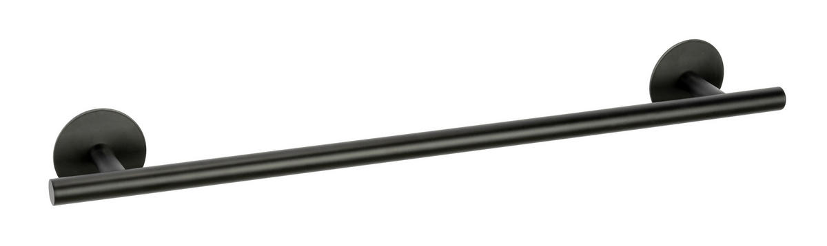 HANDTUCHSTANGE 60/7/7 cm  - Schwarz, KONVENTIONELL, Metall (60/7/7cm) - Schöner Wohnen