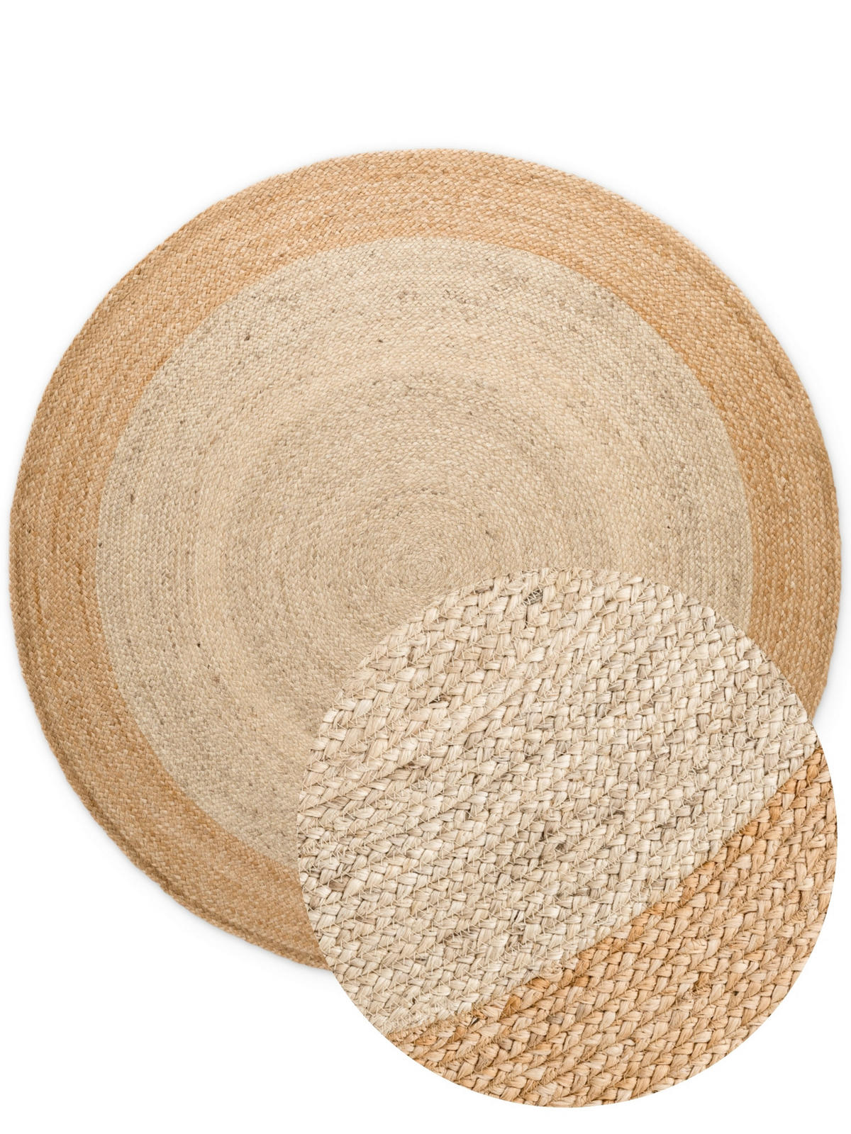 JUTETEPPICH 100 cm Jutta Creme, Goldfarben  - Goldfarben/Creme, Basics, Textil (100cm)