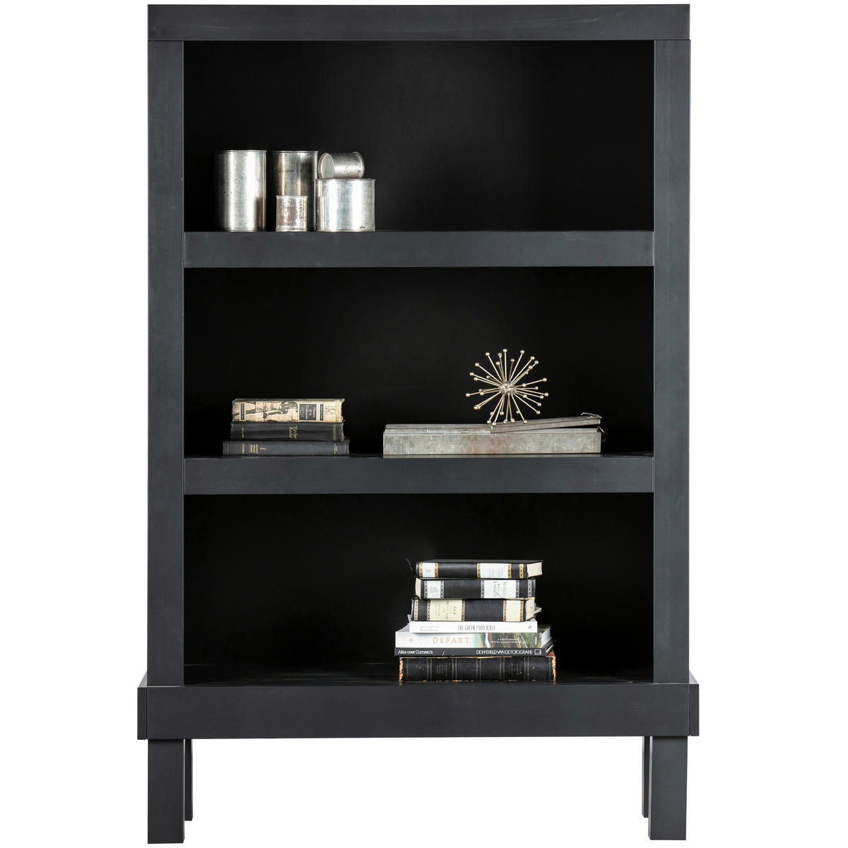 KOMMODE Bonk, 107/160/39 cm,  - Schwarz, Design, Holz (107/160/39cm) - Livetastic
