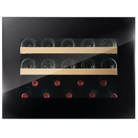 WEINKÜHLSCHRANK DVH-19.50B.TO  - Schwarz, Basics, Glas/Holz (59/45,5/56,9cm)