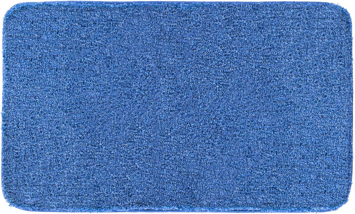 BADTEPPICH Blau 70/120 cm  - Blau, Basics, Kunststoff/Textil (70/120cm) - Grund