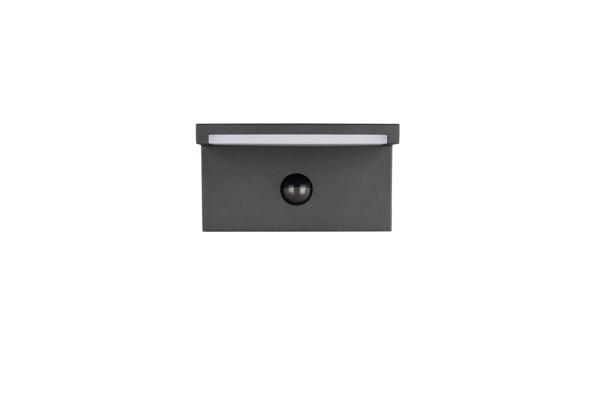 AUSSENWANDLEUCHTE Ravi 18/10/11,5 cm  - Anthrazit/Weiß, Design, Kunststoff/Metall (18/10/11,5cm) - Trio Leuchten