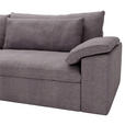ECKSOFA  in Webstoff Grau, Lila  198/306 cm  - Lila/Schwarz, MODERN, Kunststoff/Textil (198/306cm) - Carryhome