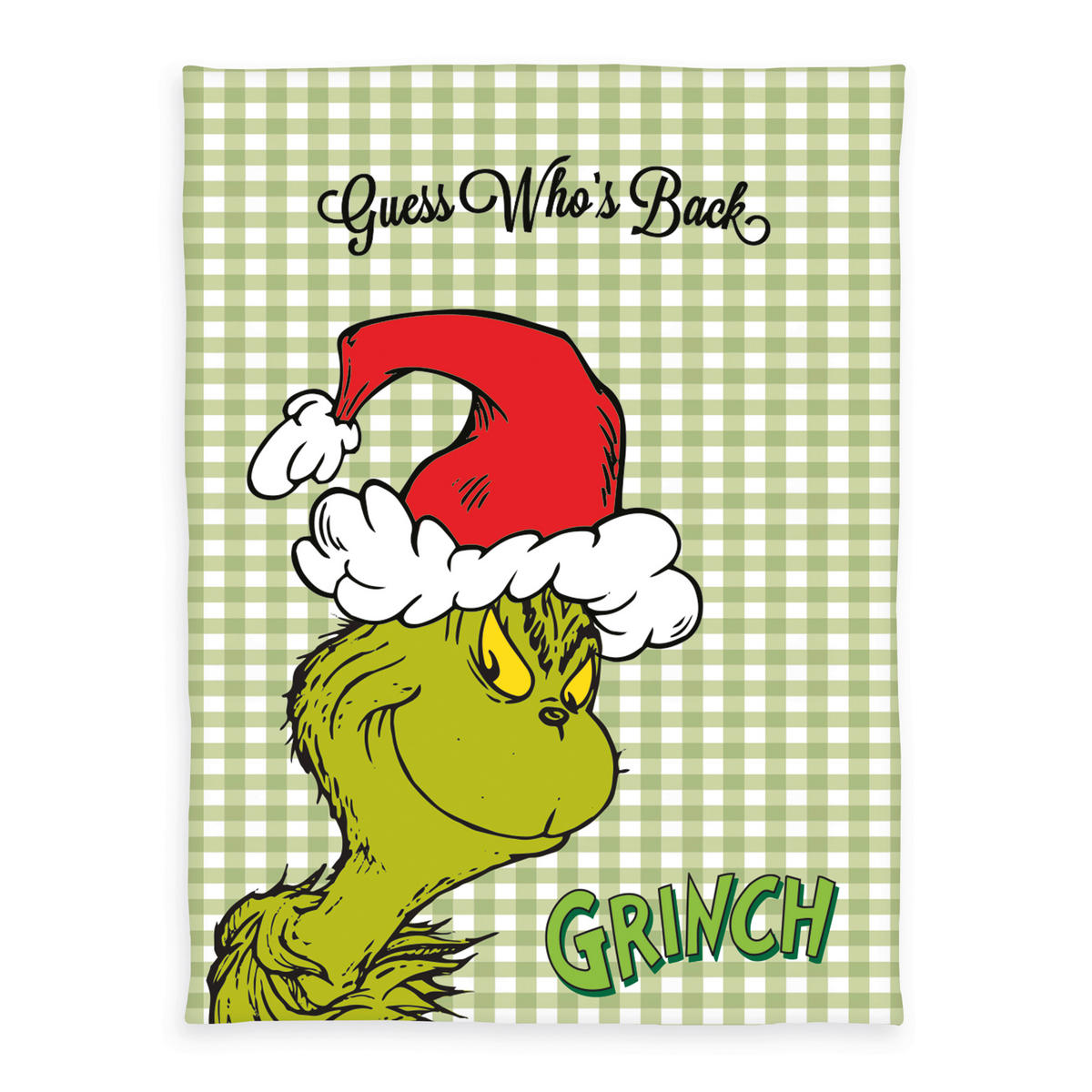 DECKE Grinch Wellsoft-Decke 150/200 cm  - Multicolor, Basics, Textil (150/200cm) - Herding