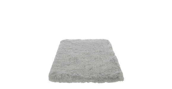 TEPPICH 60/110 cm  - Silberfarben, KONVENTIONELL, Kunststoff/Textil (60/110cm) - Boxxx