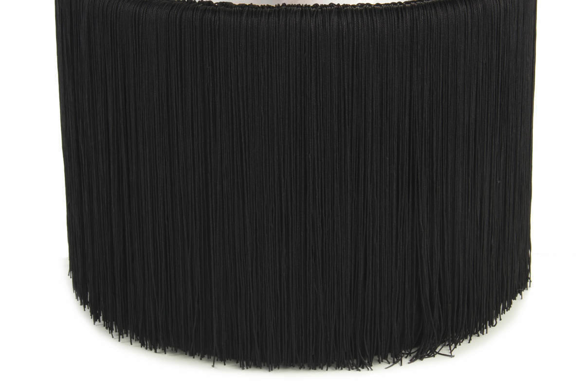 TABURET, kov, plast, textil, 38/45/38 cm - černá/barvy stříbra, Design, kov/textil (38/45/38cm) - MID.YOU
