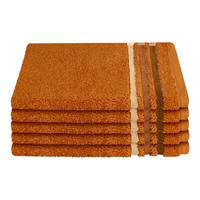 GÄSTETUCHSET Terracotta 5-teilig 30/50 cm  - Terracotta, Basics, Textil (30/50cm) - Schiesser