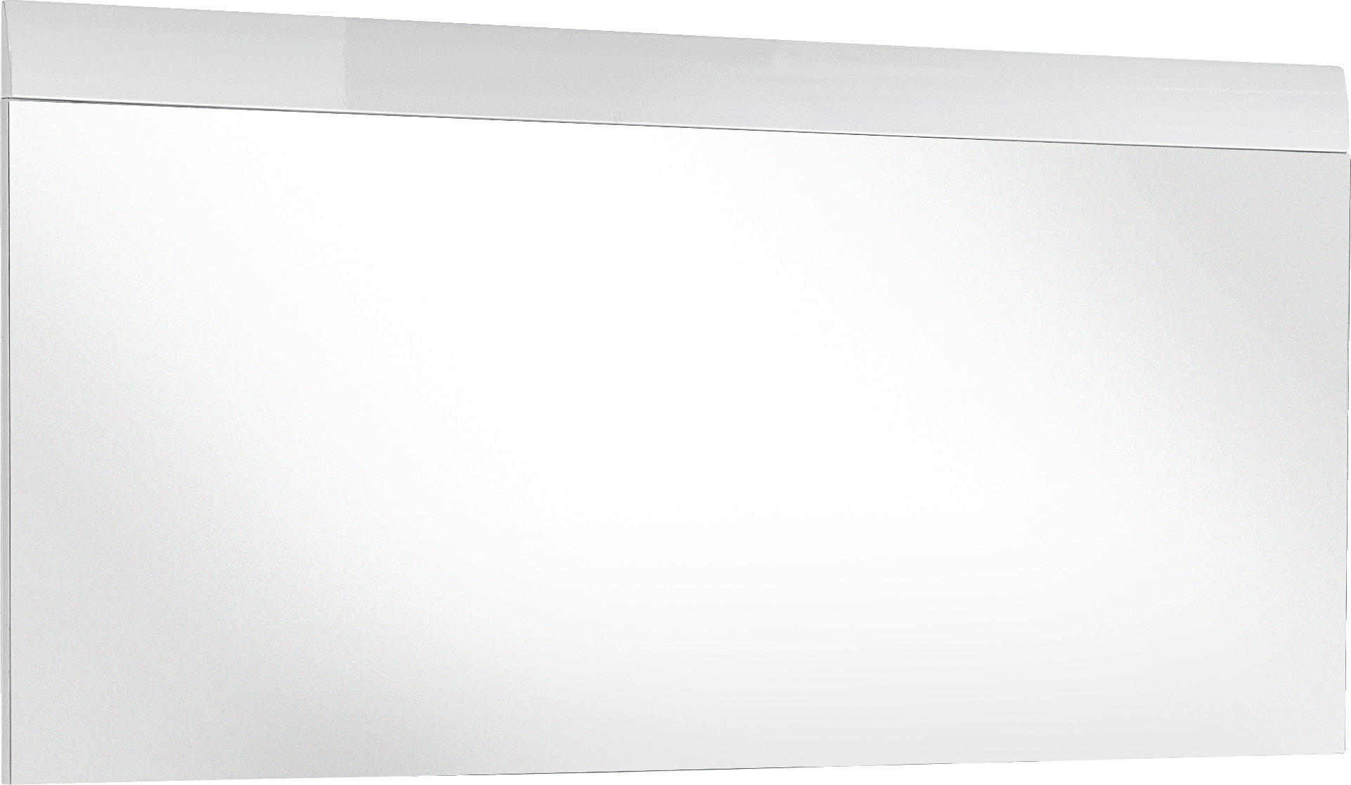 WANDSPIEGEL  - Weiß, MODERN, Glas/Holzwerkstoff (134/63/3cm) - Carryhome