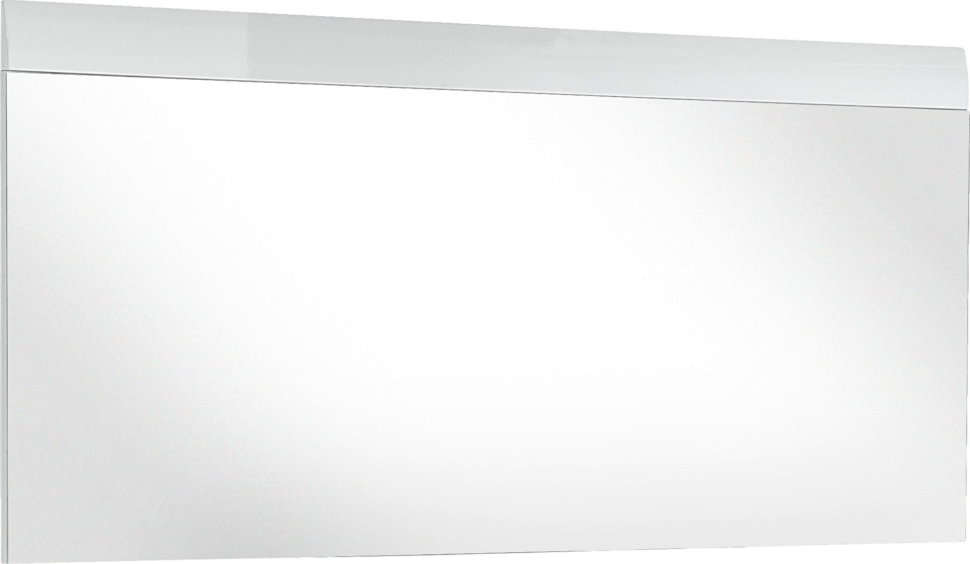 WANDSPIEGEL - Weiß, MODERN, Glas/Holzwerkstoff (134/63/3cm) - Carryhome