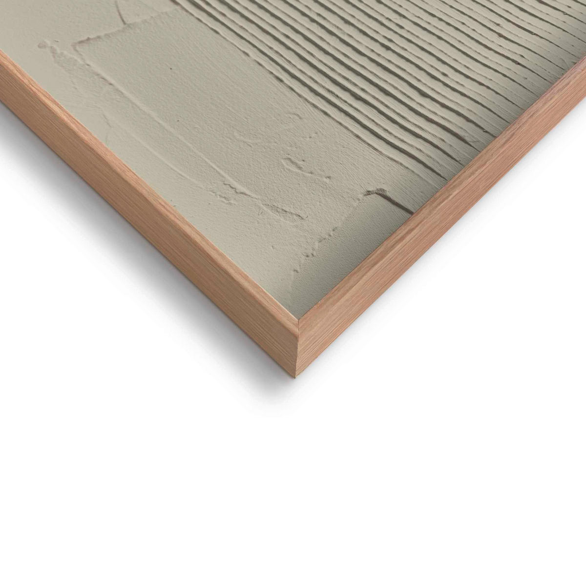 UNIKAT Abstraktes 50/70/3 cm  - Salbeigrün/Schwarz, Basics, Holz (50/70/3cm) - Reinders!