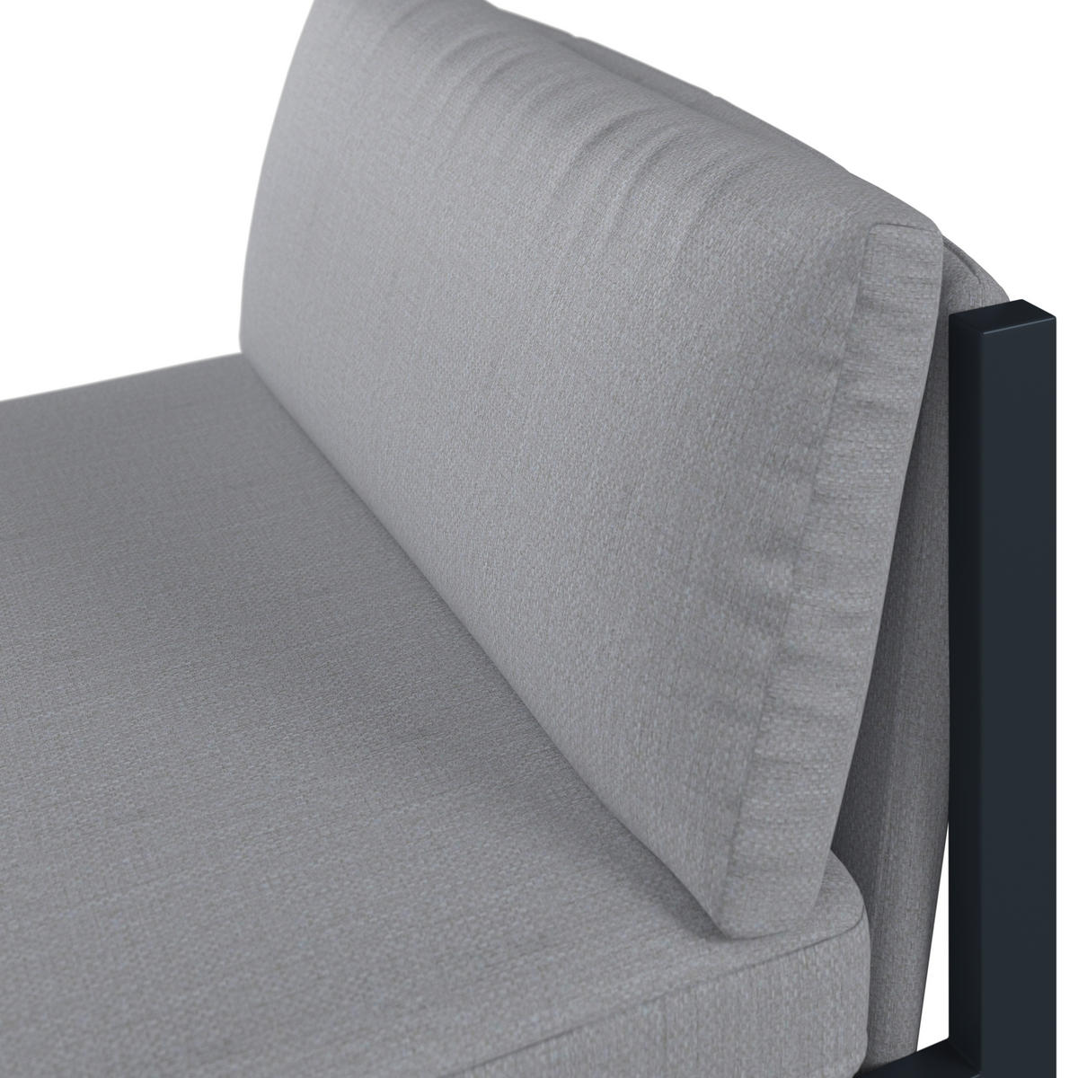 LOUNGE SREDNJI DIO  antracit, siva   - siva/antracit, Design, metal/tekstil (80/73/76cm) - Dieter Knoll